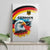 German Unity Day Canvas Wall Art Germany Flag with Eagle Head and Emblem