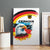 German Unity Day Canvas Wall Art Germany Flag with Eagle Head and Emblem