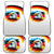 German Unity Day Car Mats Germany Flag with Eagle Head and Emblem