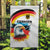 German Unity Day Garden Flag Germany Flag with Eagle Head and Emblem