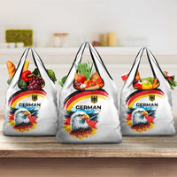 German Unity Day Grocery Bag Germany Flag with Eagle Head and Emblem