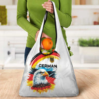 German Unity Day Grocery Bag Germany Flag with Eagle Head and Emblem