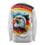 German Unity Day Long Sleeve Shirt Germany Flag with Eagle Head and Emblem