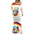 German Unity Day Mermaid Dress Germany Flag with Eagle Head and Emblem