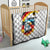 German Unity Day Quilt Germany Flag with Eagle Head and Emblem