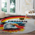 German Unity Day Round Carpet Germany Flag with Eagle Head and Emblem