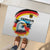 German Unity Day Rubber Doormat Germany Flag with Eagle Head and Emblem