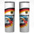 German Unity Day Skinny Tumbler Germany Flag with Eagle Head and Emblem