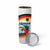 German Unity Day Skinny Tumbler Germany Flag with Eagle Head and Emblem
