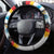 German Unity Day Steering Wheel Cover Germany Flag with Eagle Head and Emblem