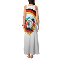 German Unity Day Tank Maxi Dress Germany Flag with Eagle Head and Emblem