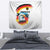 German Unity Day Tapestry Germany Flag with Eagle Head and Emblem