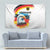 German Unity Day Tapestry Germany Flag with Eagle Head and Emblem