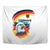 German Unity Day Tapestry Germany Flag with Eagle Head and Emblem