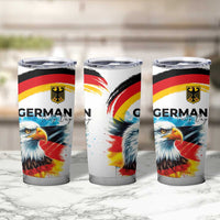 German Unity Day Tumbler Cup Germany Flag with Eagle Head and Emblem