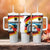 German Unity Day Tumbler With Handle Germany Flag with Eagle Head and Emblem