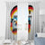 German Unity Day Window Curtain Germany Flag with Eagle Head and Emblem