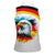 German Unity Day Women Sleeveless Polo Shirt Germany Flag with Eagle Head and Emblem