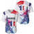 Bastille Day Baseball Jersey Eiffel Tower Brush Strokes Colorful with The Map
