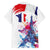 Bastille Day Family Matching Summer Maxi Dress and Hawaiian Shirt Eiffel Tower Brush Strokes Colorful with The Map