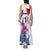 Bastille Day Family Matching Tank Maxi Dress and Hawaiian Shirt Eiffel Tower Brush Strokes Colorful with The Map