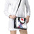 Bastille Day Shoulder Handbag Eiffel Tower Brush Strokes Colorful with The Map