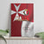 Malta Independence Day Canvas Wall Art National Flag with Maltese Cross and Emblem