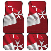 Malta Independence Day Car Mats National Flag with Maltese Cross and Emblem
