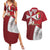 Malta Independence Day Couples Matching Summer Maxi Dress and Hawaiian Shirt National Flag with Maltese Cross and Emblem