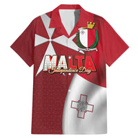 Malta Independence Day Family Matching Mermaid Dress and Hawaiian Shirt National Flag with Maltese Cross and Emblem