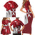 Malta Independence Day Family Matching Short Sleeve Bodycon Dress and Hawaiian Shirt National Flag with Maltese Cross and Emblem