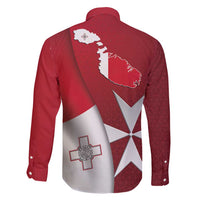 Malta Independence Day Family Matching Summer Maxi Dress and Hawaiian Shirt National Flag with Maltese Cross and Emblem