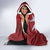 Malta Independence Day Hooded Blanket National Flag with Maltese Cross and Emblem
