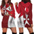 Malta Independence Day Hoodie Dress National Flag with Maltese Cross and Emblem