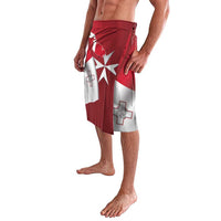 Malta Independence Day Lavalava National Flag with Maltese Cross and Emblem