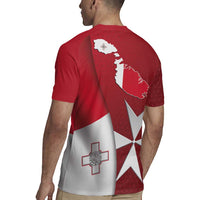 Malta Independence Day Rugby Jersey National Flag with Maltese Cross and Emblem