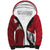 Malta Independence Day Sherpa Hoodie National Flag with Maltese Cross and Emblem