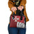 Malta Independence Day Shoulder Handbag National Flag with Maltese Cross and Emblem