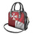 Malta Independence Day Shoulder Handbag National Flag with Maltese Cross and Emblem