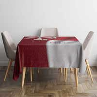 Malta Independence Day Tablecloth National Flag with Maltese Cross and Emblem