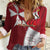 Malta Independence Day Women Casual Shirt National Flag with Maltese Cross and Emblem