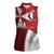 Malta Independence Day Women Sleeveless Polo Shirt National Flag with Maltese Cross and Emblem