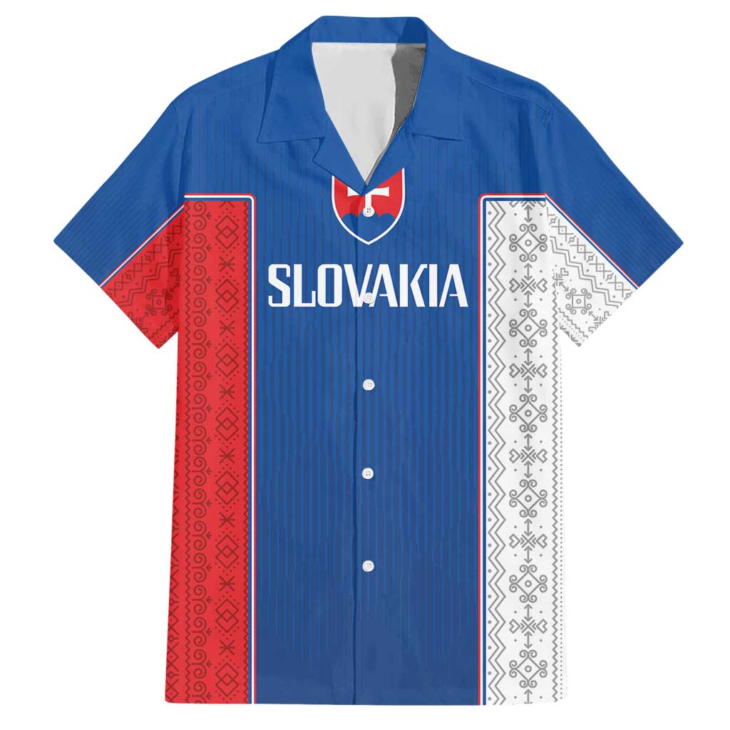 Custom Slovakia Football 2024 Go Champion Hawaiian Shirt - Wonder Print Shop