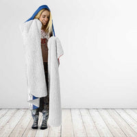 Custom Slovakia Football 2024 Go Champion Hooded Blanket