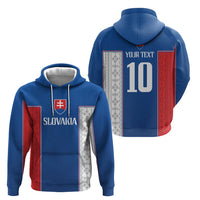 Custom Slovakia Football 2024 Go Champion Hoodie - Wonder Print Shop