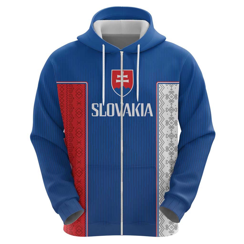 Custom Slovakia Football 2024 Go Champion Hoodie - Wonder Print Shop