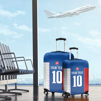 Custom Slovakia Football 2024 Go Champion Luggage Cover - Wonder Print Shop