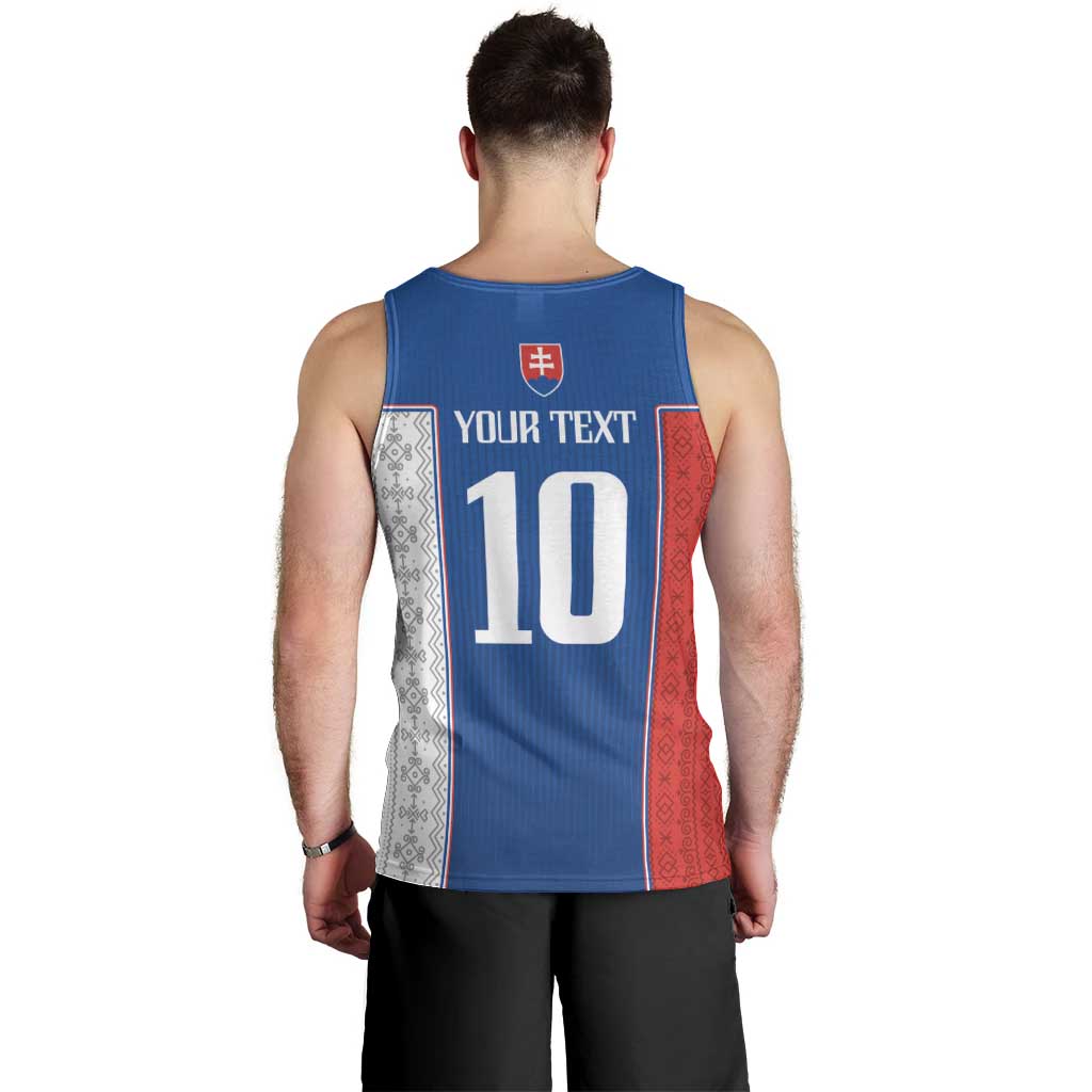 Custom Slovakia Football 2024 Go Champion Men Tank Top - Wonder Print Shop
