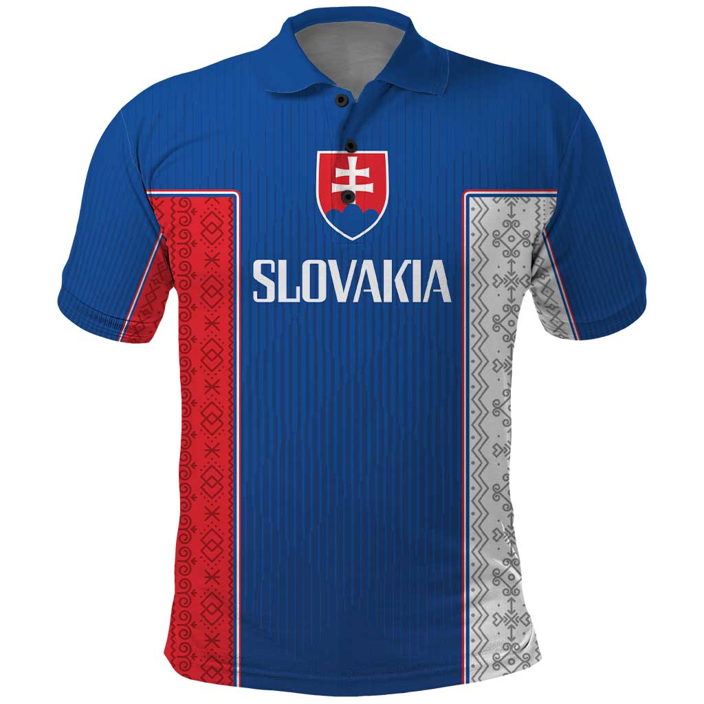 Custom Slovakia Football 2024 Go Champion Polo Shirt - Wonder Print Shop