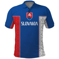 Custom Slovakia Football 2024 Go Champion Polo Shirt - Wonder Print Shop